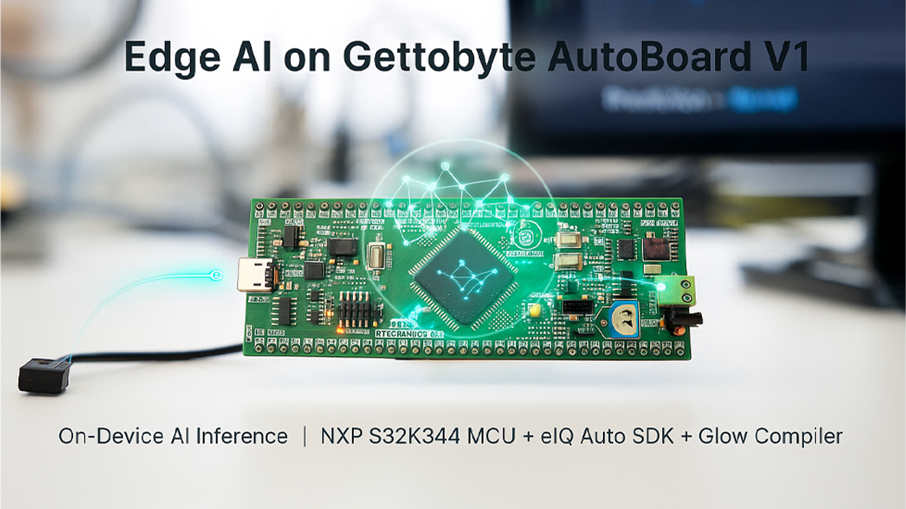 Edge AI Project using Autoboradv1 having S32K344 MCU deploying AI model
